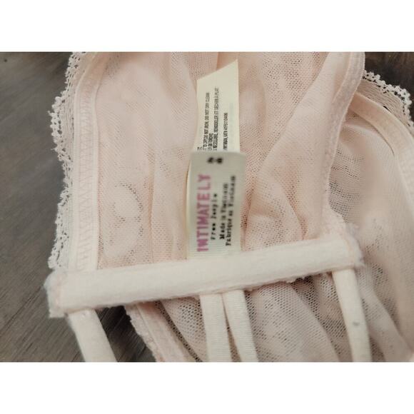 Free People Womens Bandeau Bralette Small Bra Lace Strappy Intimately - Picture 7 of 9